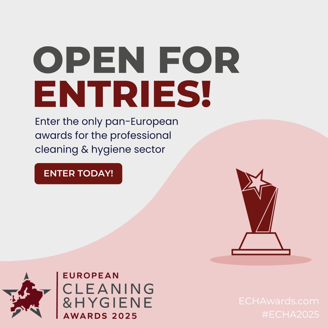 European Cleaning & Hygiene Awards 2025: Aperte le iscrizioni per i premi del settore cleaning